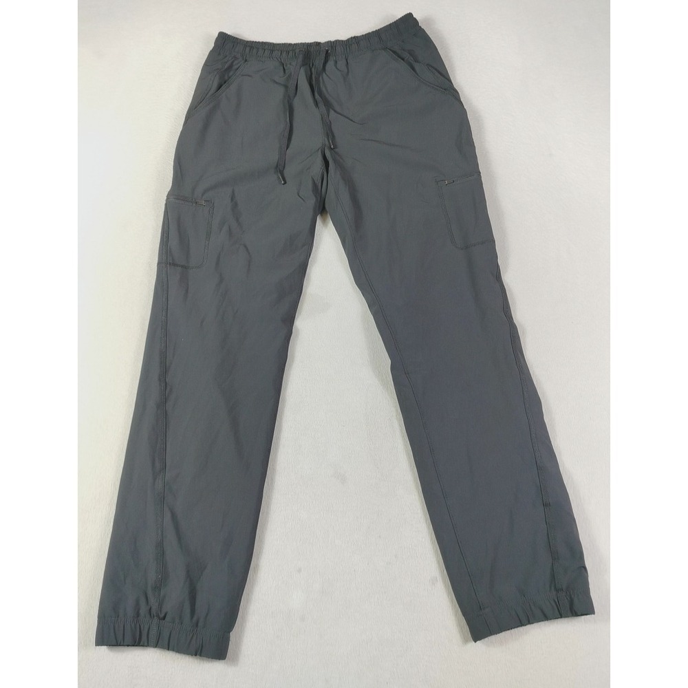 Eddie Bauer Pants Womens 8 Black Fleece Lined Jogger Elastic Waist Winter Casual
